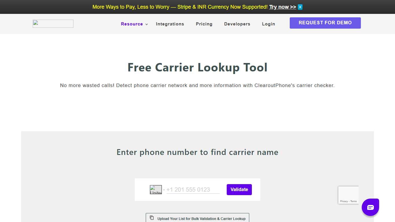 Lookup Phone Carrier | Free Carrier Lookup Tool | ClearoutPhone